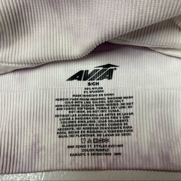 Avia Medium Support High Neck Sports Bra Set of 2 - Picture 5 of 12